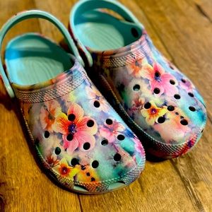 Brand New floral Crocs!!